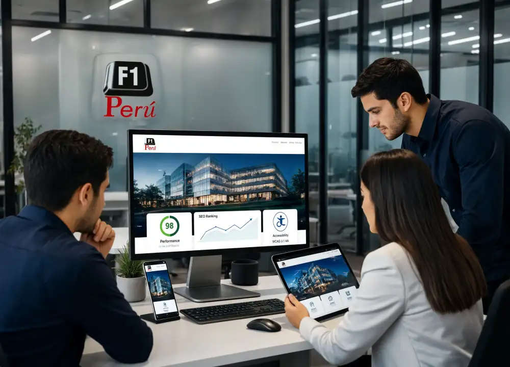 Desarrollo web corporativo F1 Perú